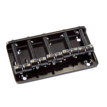 Load image into Gallery viewer, NEW Gotoh 205B-5 Vintage Style Bridge Brass Saddles 5-Strings w/ screws - BLACK