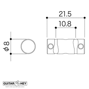 NEW Gotoh In-Tune BS Compensated Saddles For Tele, BRASS Set of 3 GENUINE Japan