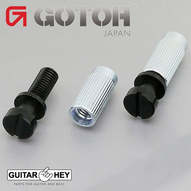 (2) Gotoh M8 METRIC Replacement Studs and Anchors for Stop Tailpiece - BLACK
