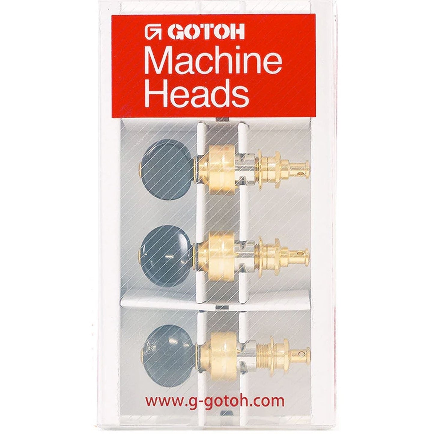 NEW Gotoh UPT-UBB Sealed Planetary Ukulele Tuning Keys SET Black Buttons - GOLD
