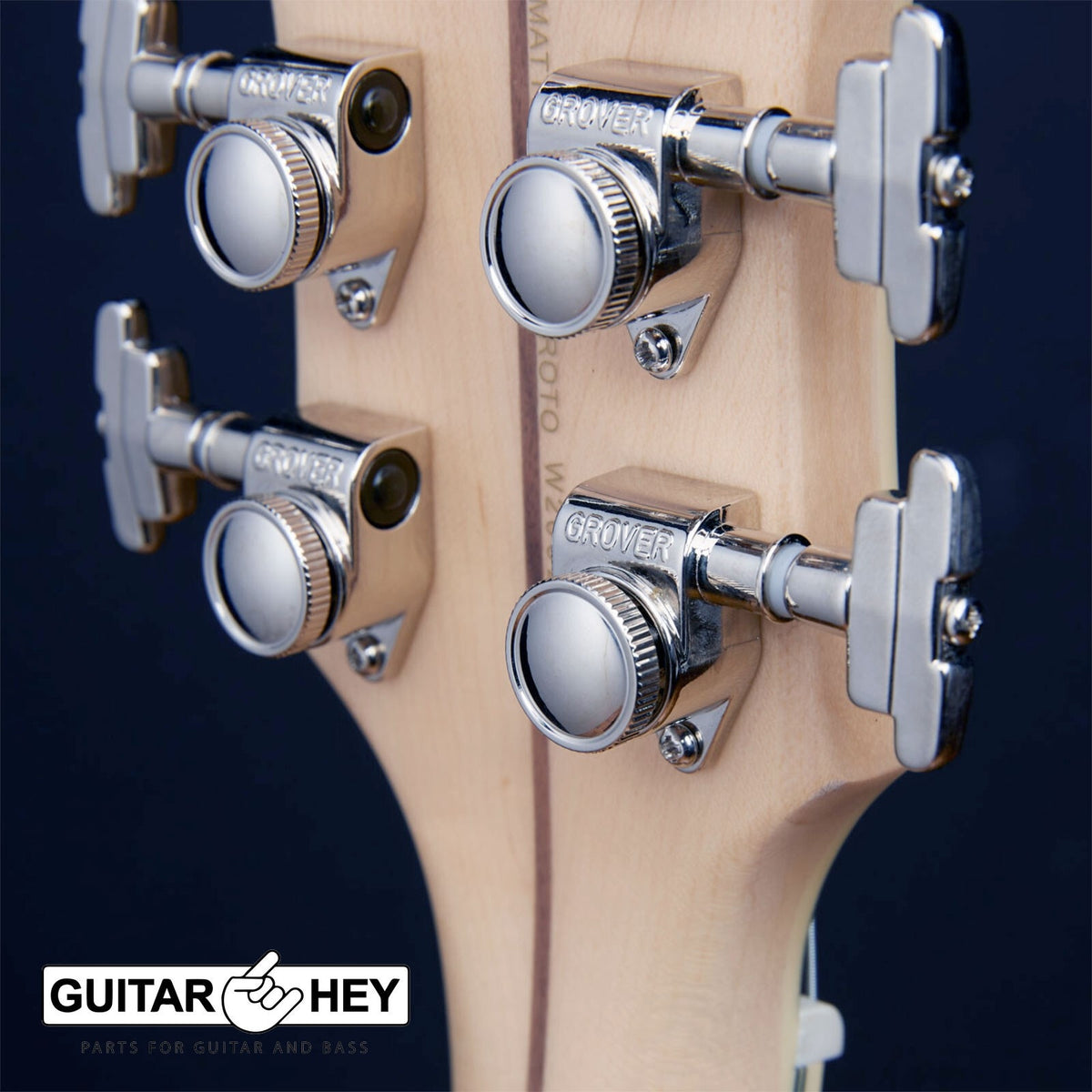 NEW Grover 509 LOCKING Tuners 3x3 Modern Gibson Les Paul IMPERIAL Buttons CHROME