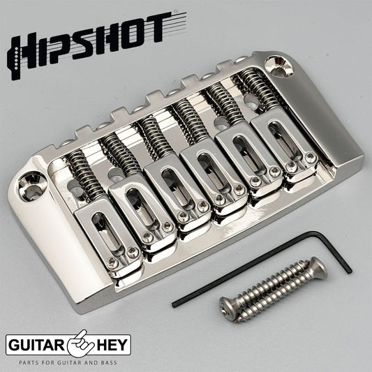 NEW Hipshot Ibanez Gibraltar Ibby HM Guitar 6 String Replacement Bridge - NICKEL
