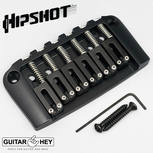 NEW Hipshot Ibanez Gibraltar Ibby HM Guitar 6 String Replacement Bridge - BLACK
