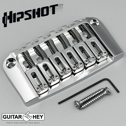 NEW Hipshot Ibanez Gibraltar Ibby HM Guitar 6 String Replacement Bridge - CHROME