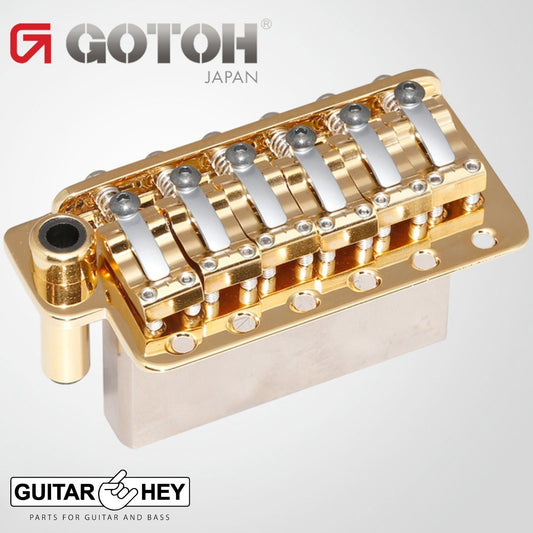 NEW Gotoh NS510TS-LS2 Bridge 6 Point Tremolo NARROW Spacing Locking - GOLD