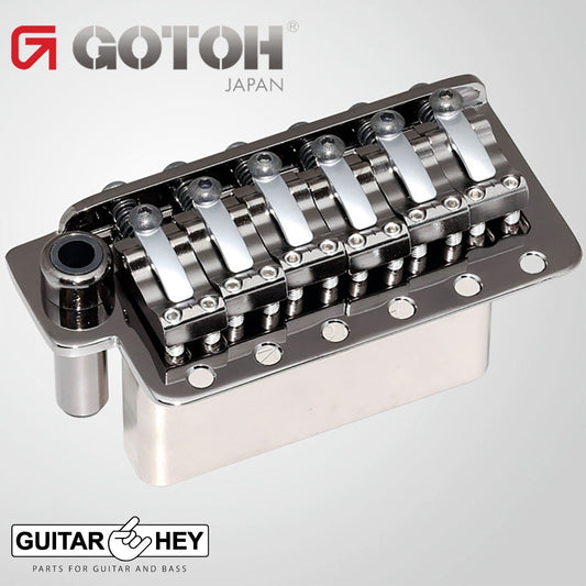 NEW Gotoh 510TS-LS2 Bridge 6 Point Tremolo w/ Locking Steel Saddles, COSMO BLACK