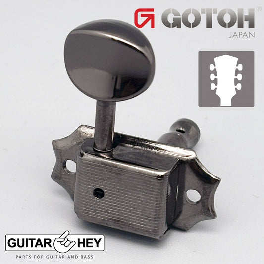 NEW Gotoh SD90-05M Tuners Tuning Vintage Keys Set L3+R3 OVAL Button 3x3 - COSMO