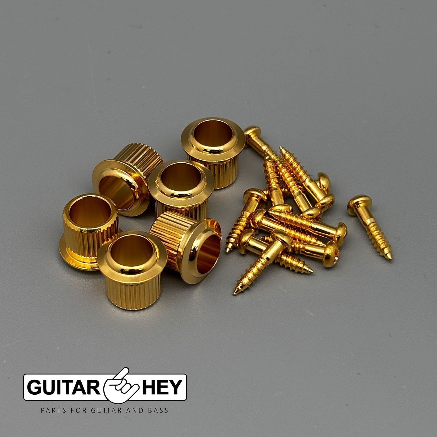 NEW Gotoh SD90-M5 Tuners Tuning Vintage Keys Set L3+R3 IVORY Buttons 3x3 - GOLD