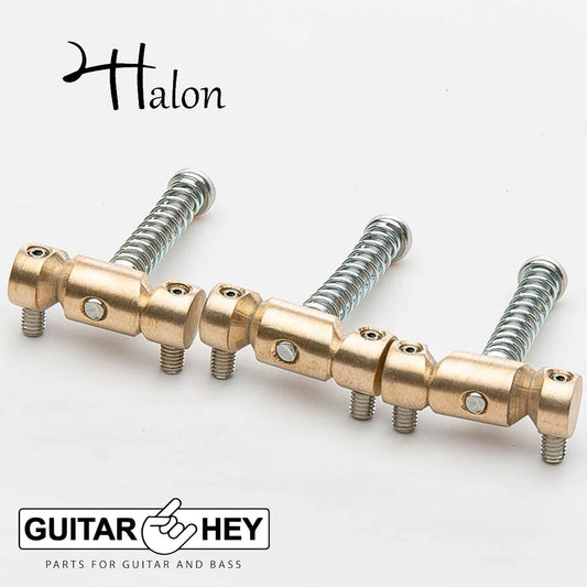 NEW Halon Tele® Compensated Saddles for Fender Telecaster - Phosphor Bronze