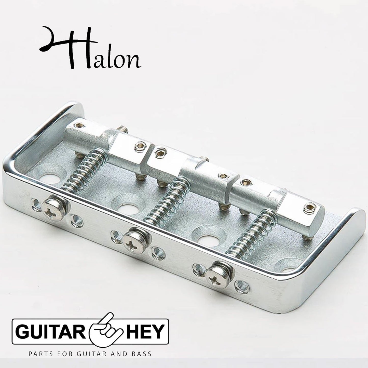 NEW Halon Full Aluminum Half Telecaster Bridge for Fender Guitar - CHROME