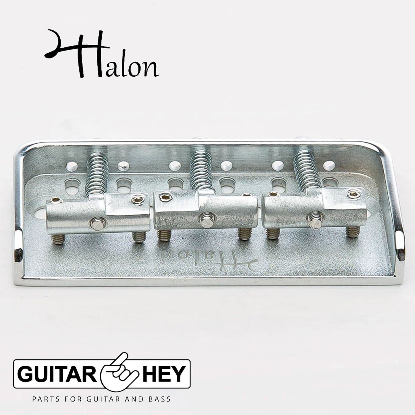 NEW Halon Full Aluminum Half Telecaster Bridge for Fender Guitar - CHROME