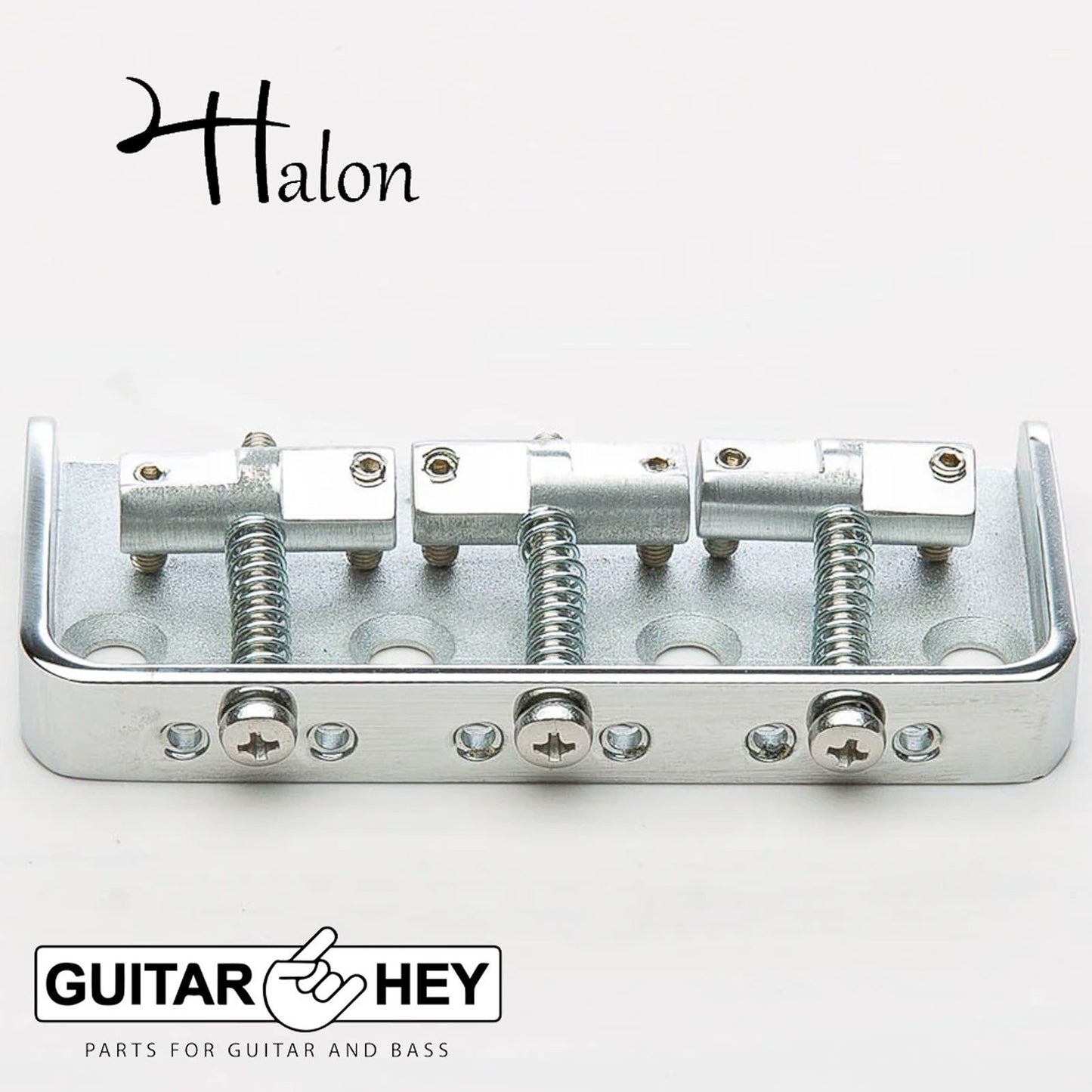 NEW Halon Full Aluminum Half Telecaster Bridge for Fender Guitar - CHROME