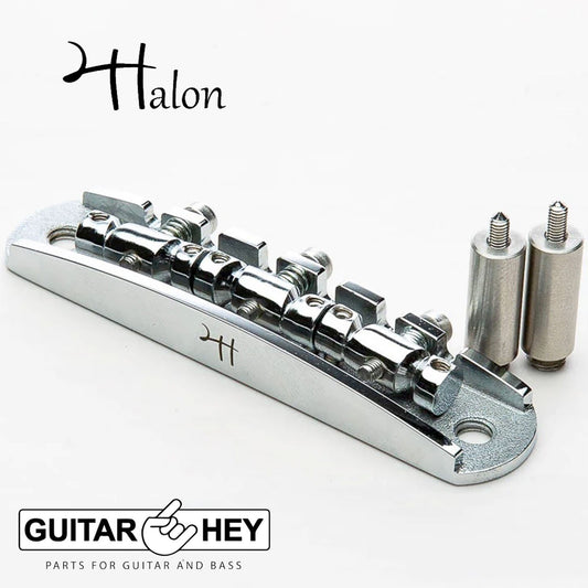 NEW Halon Full 1060 Steel Offset Bridge for Jazzmaster, Jaguar, Mustang - CHROME