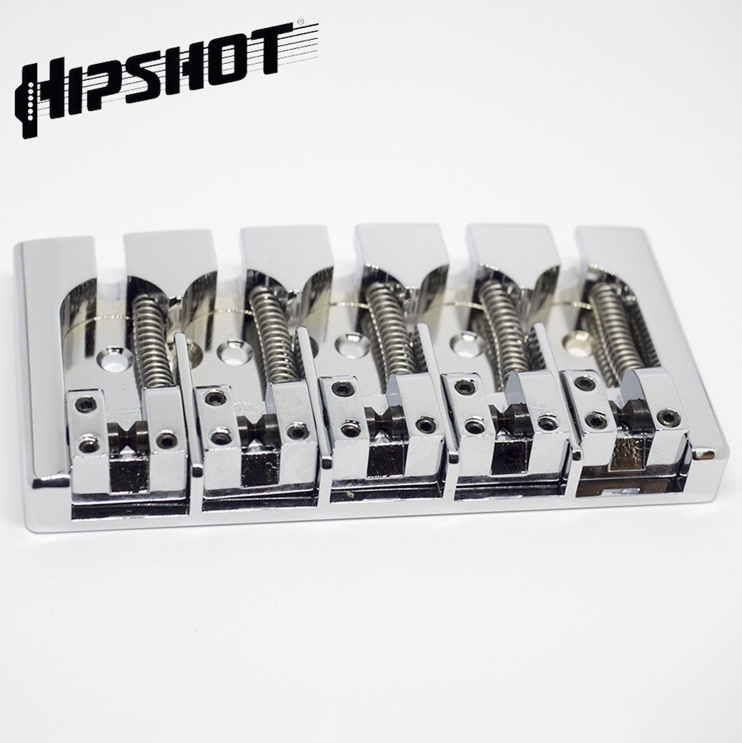 NEW Hipshot 5A5FM3AC 5-String A Style Aluminum Bass Bridge Fender Deluxe CHROME