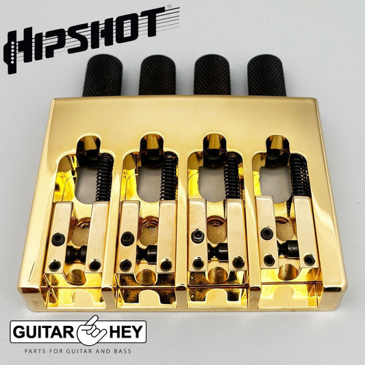 NEW Hipshot 5H400GB-750 4 String Bass Headless Bridge 19mm Spacing - GOLD