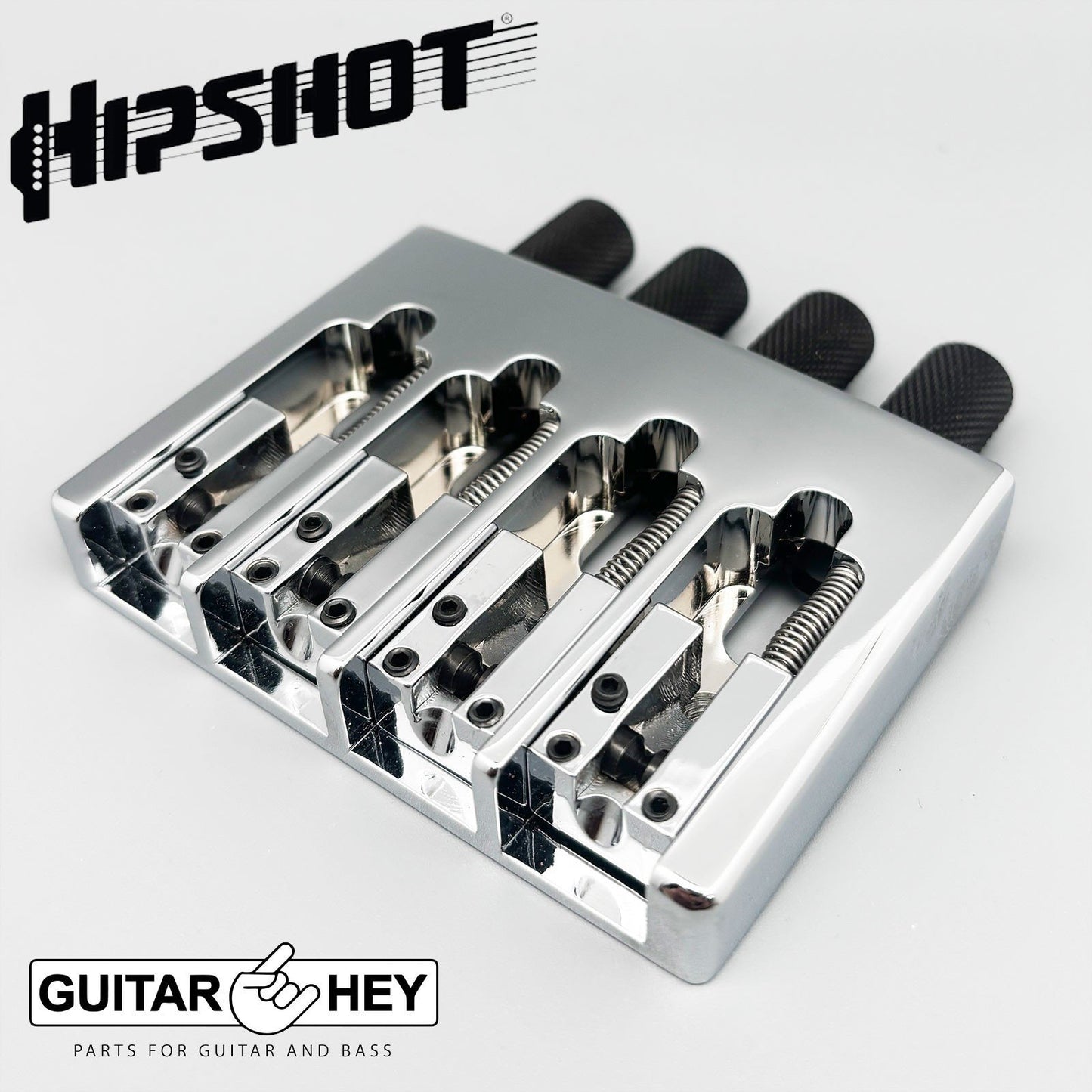 NEW Hipshot 5H400CB-750 4 String Bass Headless Bridge 19mm Spacing - CHROME
