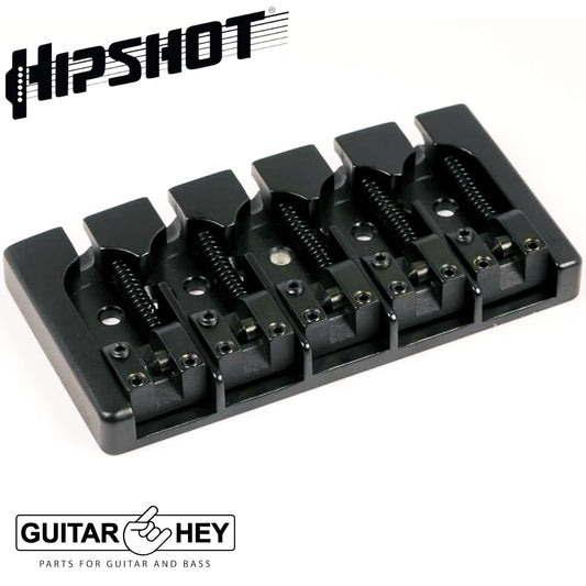 NEW Hipshot 5A5FM3AB 5-String A Style Aluminum Bass Bridge Fender Deluxe BLACK