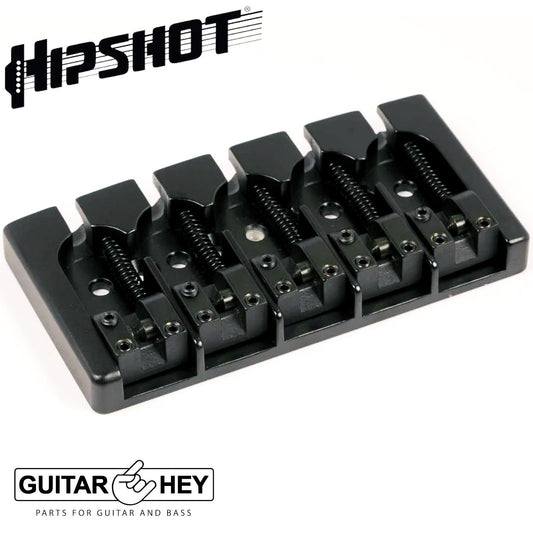 NEW Hipshot 5A5FM3AB 5-String A Style Aluminum Bass Bridge Fender Deluxe BLACK