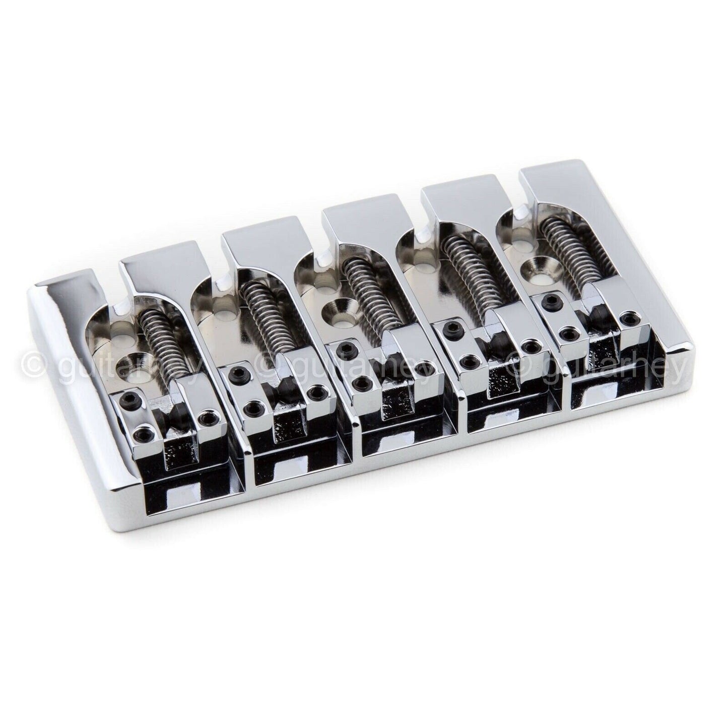 NEW Hipshot 5A500AC 5-String A Style Aluminum Bass Bridge .669" Spacing - CHROME