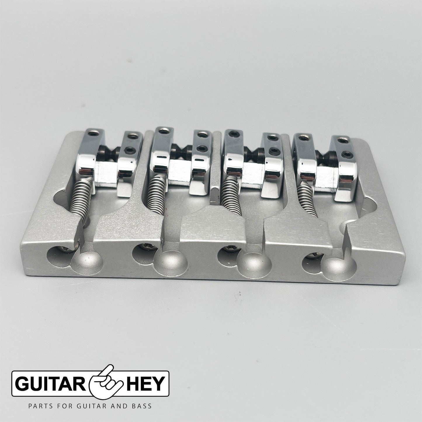 NEW Hipshot 5A4FM1AS 4 string A Style Fender Mount Aluminum Bass Bridge - SATIN