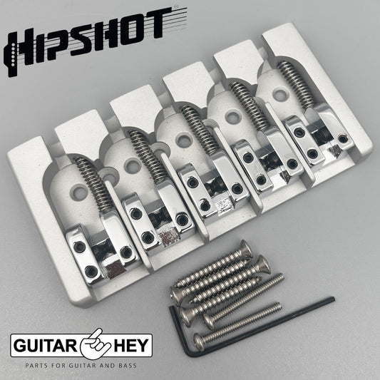 NEW Hipshot 5A5FM3AC 5-String A Style Aluminum Bass Bridge Fender Deluxe SATIN