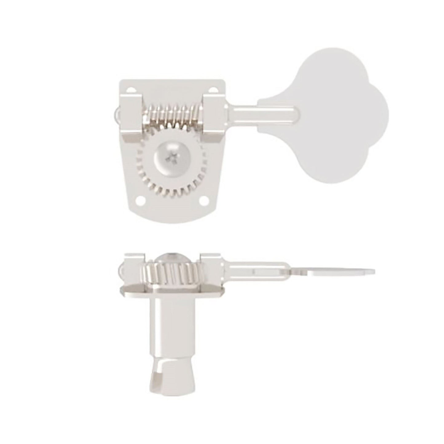 NEW Hipshot HB7 5 String 20710N L4+R1 Upgrade for Fender MIM Bass 4x1 - NICKEL