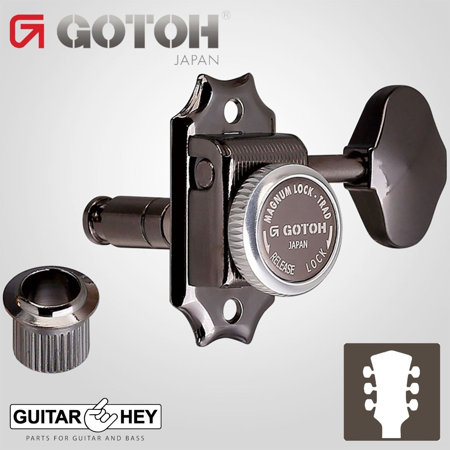 NEW Gotoh SD90-06M MGT Vintage Locking Tuners Keys for Gibson Style 3x3 - COSMO