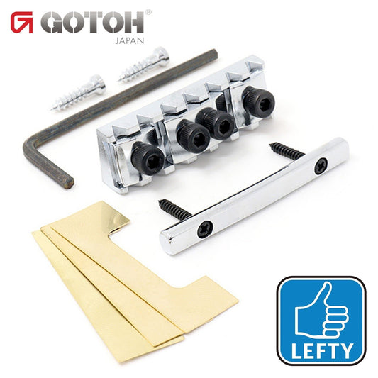 NEW Gotoh GLN-L-7 Locking Nut 7-String - Top Mount Type - 48mm LEFTY - CHROME