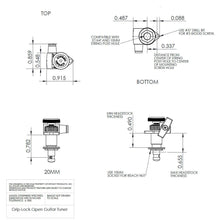 Carregar imagem no visualizador da galeria, NEW Hipshot Grip-Lock Open-Gear w/ PEARLOID Buttons UMP Upgrade Kit 3x3 - CHROME