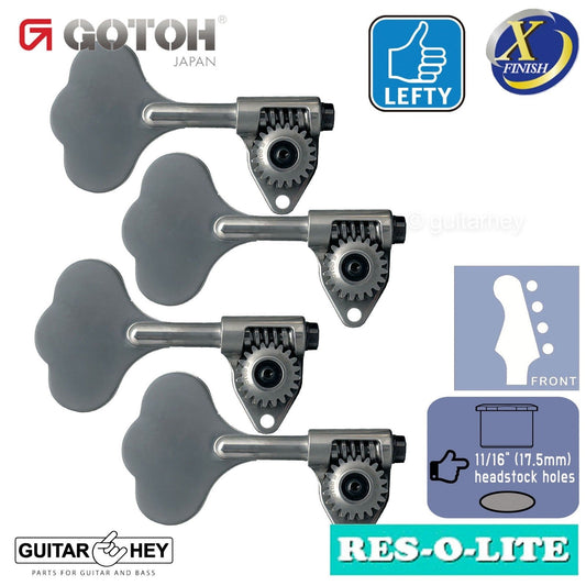 NEW Gotoh GRL510C-12 Bass 4-String LEFTY HAND 11/16" RES-O-LITE ANTIQUE X-CHROME
