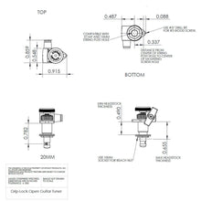 Carregar imagem no visualizador da galeria, NEW Hipshot Grip-Lock Open-Gear w/ SMALL Buttons UMP Upgrade Kit 3x3 - CHROME