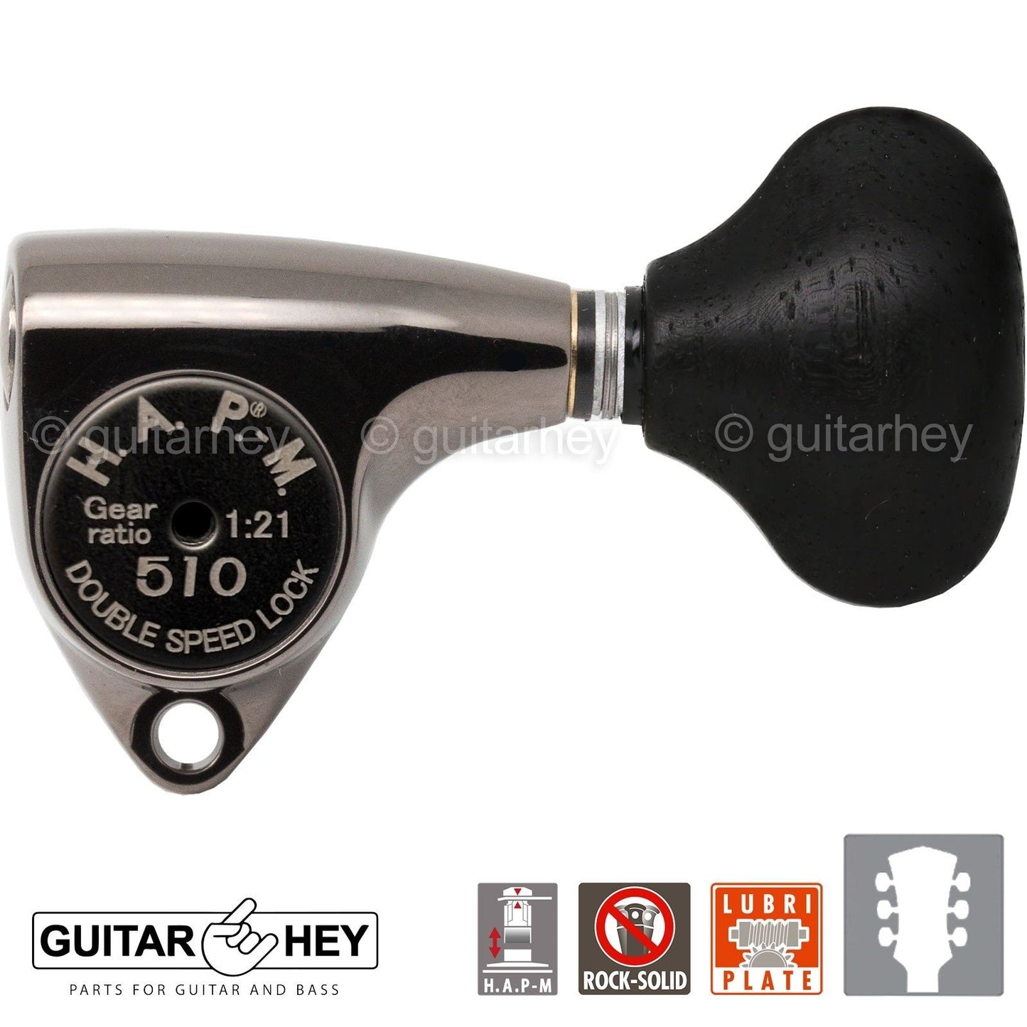 Gotoh SGV510Z-EL5 HAPM Locking Adustable Height 1:21 Gear Ratio 3x3 COSMO BLACK