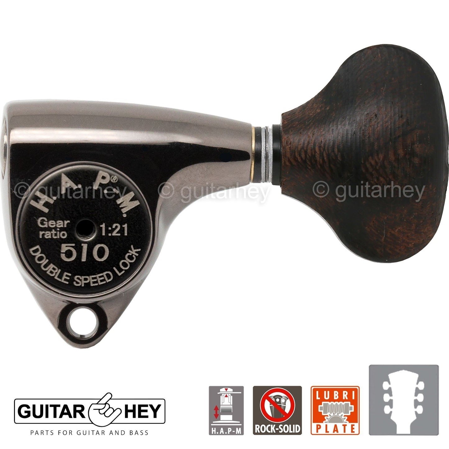 Gotoh SGV510Z-ZL5 HAPM Locking Adustable Height 1:21 Gear Ratio 3x3 COSMO BLACK