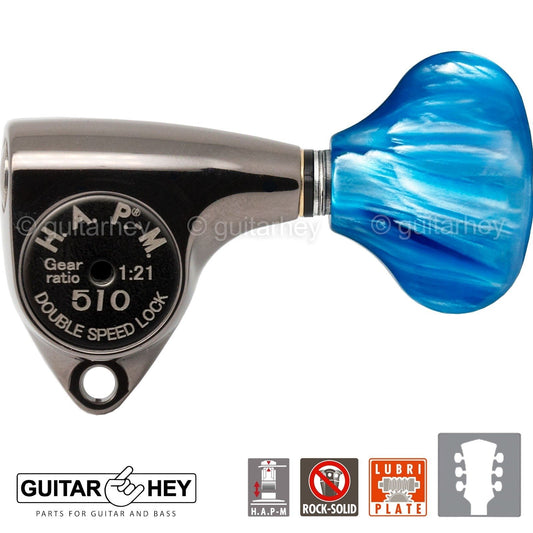 Gotoh SGV510Z-QL5 HAPM Locking Adustable Height 1:21 Gear Ratio 3x3 COSMO BLACK