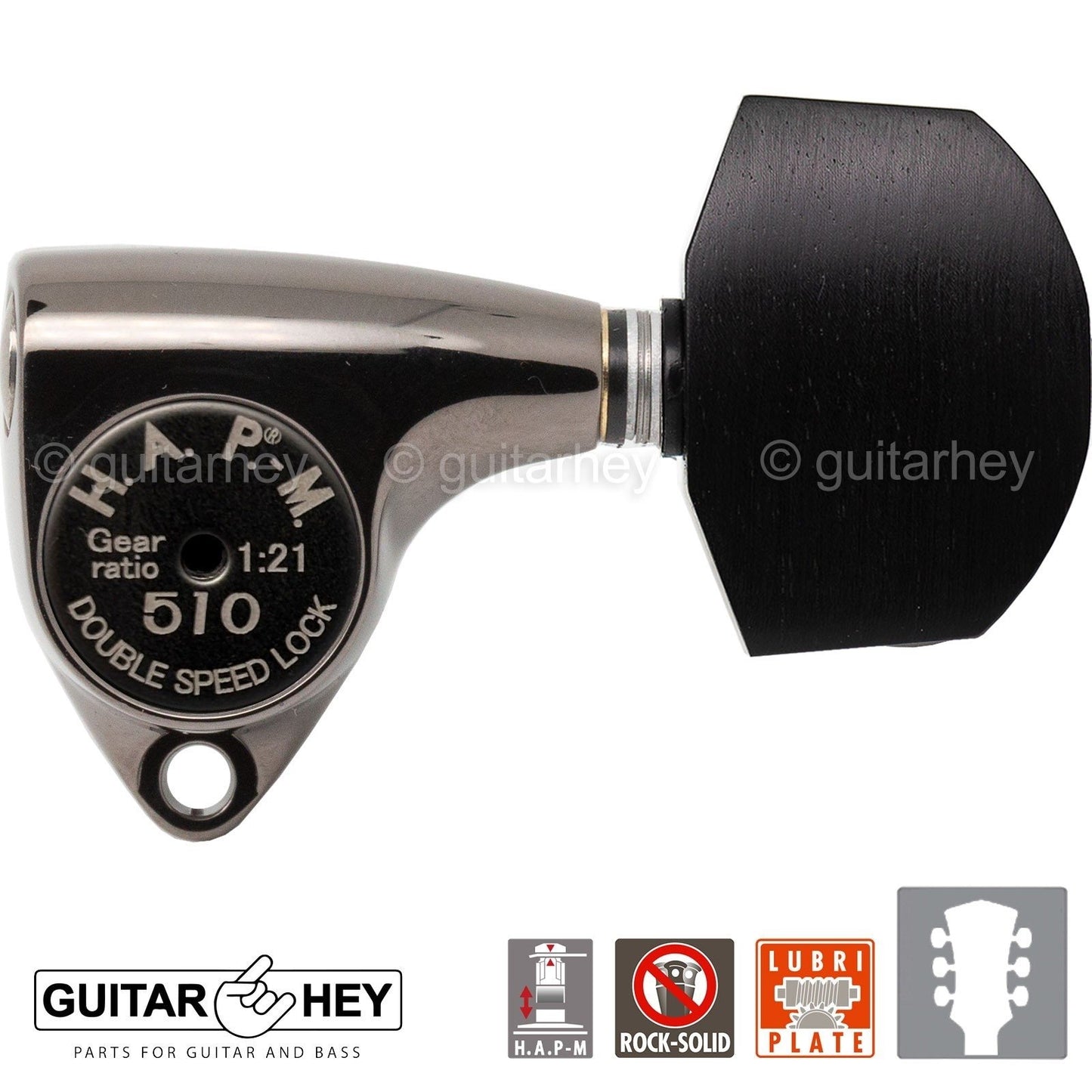 Gotoh SGV510Z-EN01 HAPM Locking Adustable Height 1:21 Gear Ratio 3x3 COSMO BLACK