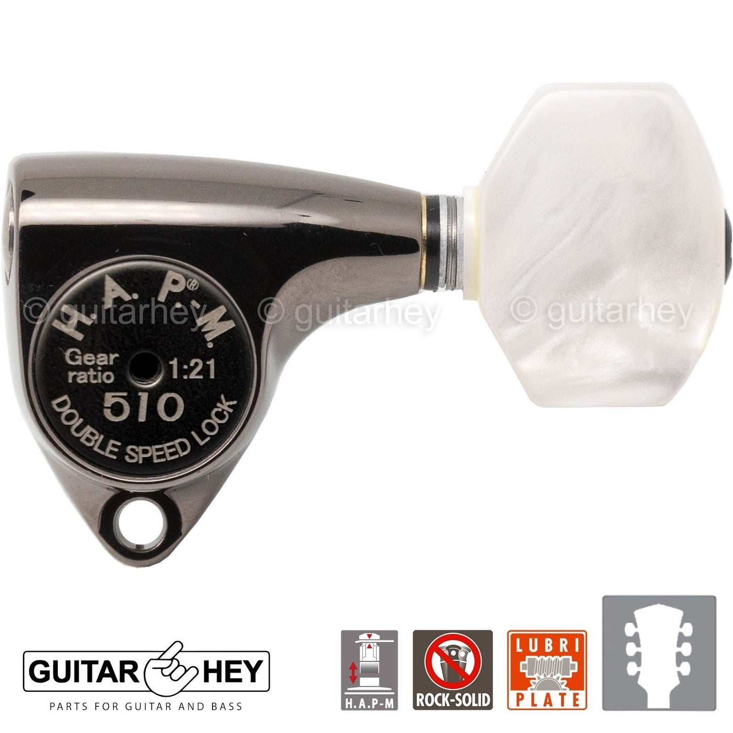 Gotoh SGV510Z-P7 HAPM Locking Adustable Height 1:21 Gear Ratio 3x3 COSMO BLACK