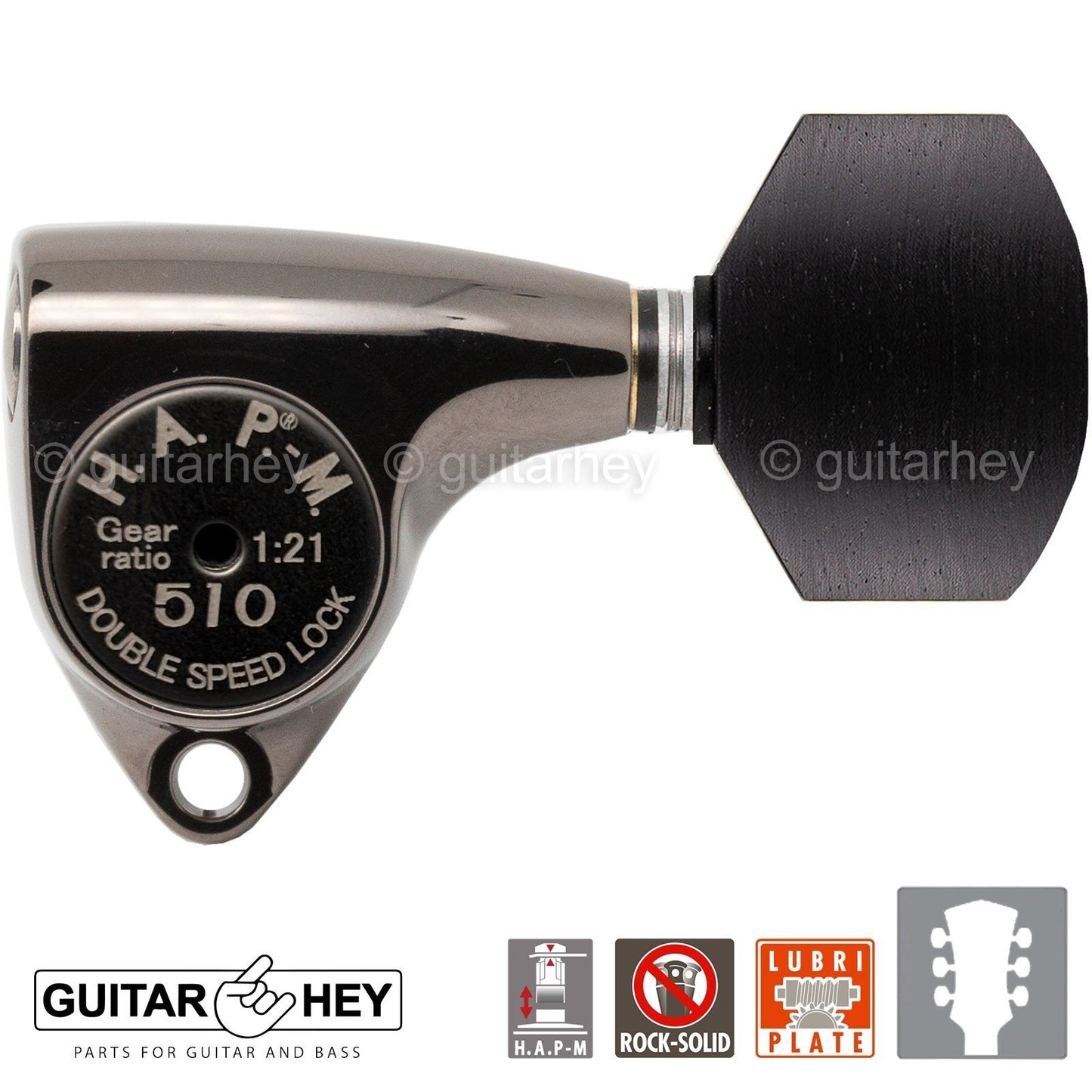 Gotoh SGV510Z-EN07 HAPM Locking Adustable Height 1:21 Gear Ratio 3x3 COSMO BLACK