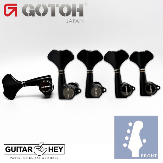 NEW Gotoh GB707 5-String Bass Machine Heads Set L4+R1 TUNERS 4x1 - BLACK