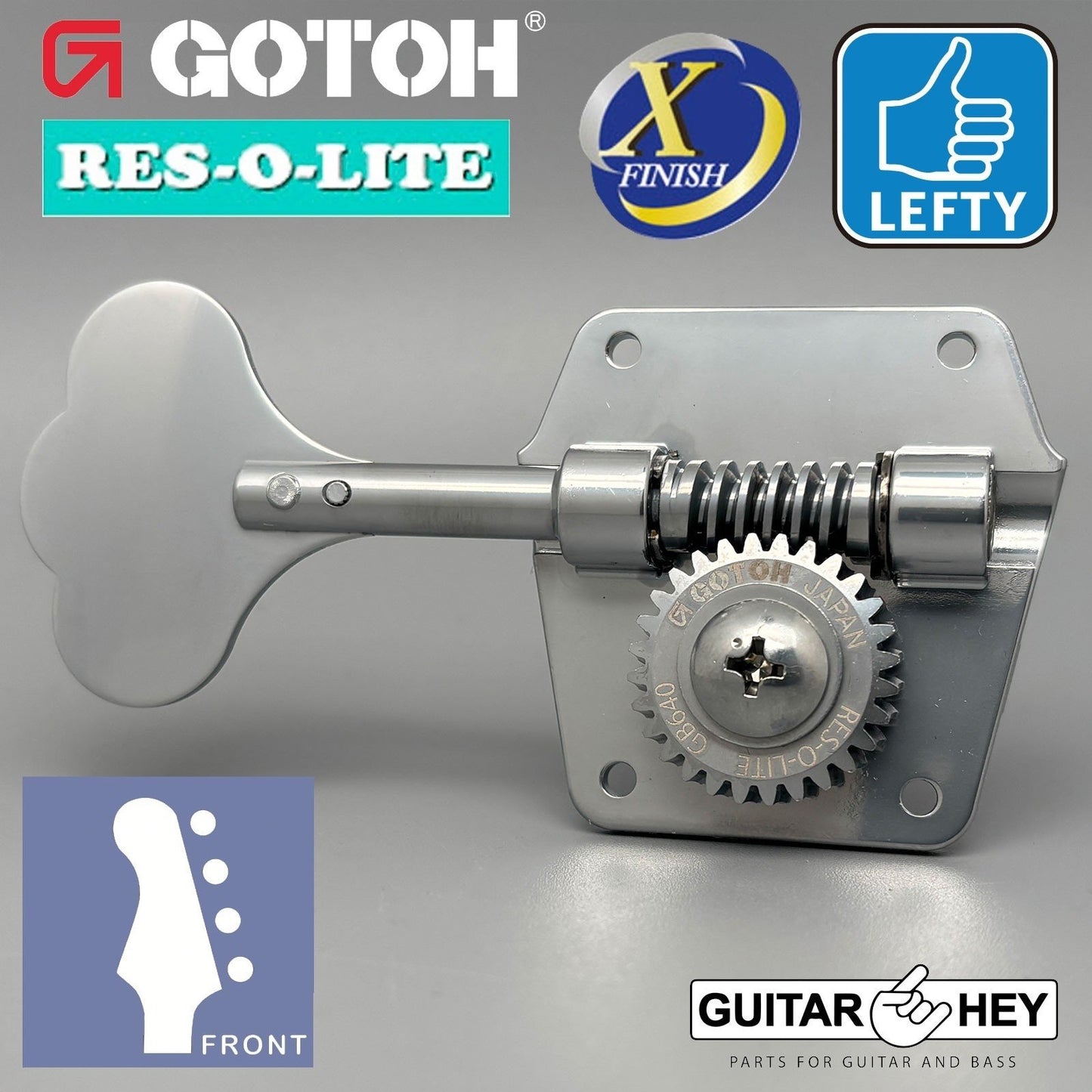 NEW Gotoh GB640 Super Light Weight RES-O-LITE 4-String Bass TREBLE Side X-CHROME