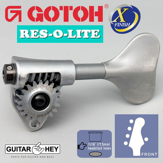 NEW Gotoh GRL510M-12 RES-O-LITE Bass 5-String L4+R1 Set 11/16", ANTIQUE X-CHROME