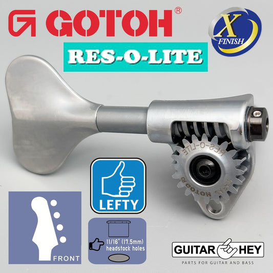 NEW Gotoh GRL510M-12 RES-O-LITE Bass 4-String LEFTY Set 11/16", ANTIQUE X-CHROME