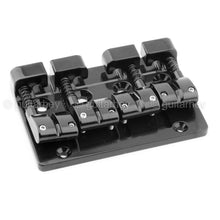 Load image into Gallery viewer, NEW Gotoh J510BO-4 Multi-Tonal Series 4-String Bass Bridge Brass Saddle - BLACK