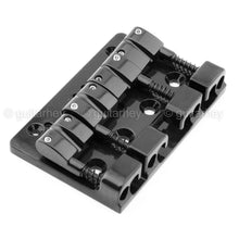 Load image into Gallery viewer, NEW Gotoh J510BO-4 Multi-Tonal Series 4-String Bass Bridge Brass Saddle - BLACK
