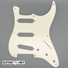 Load image into Gallery viewer, NEW 1-ply S/S/S Pickguard for &#39;57 Fender Stratocaster/Strat® 8-Holes - PARCHMENT