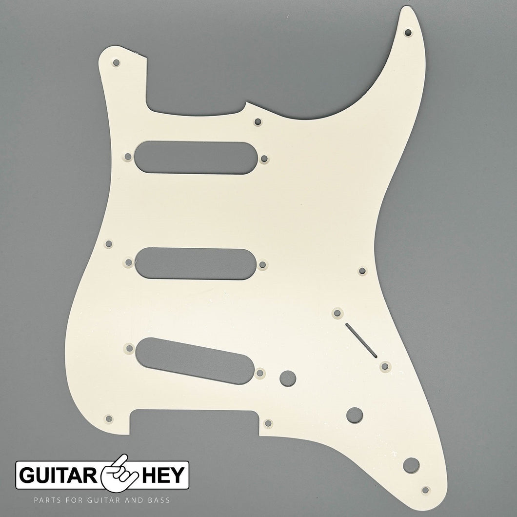 NEW 1-ply S/S/S Pickguard for '57 Fender Stratocaster/Strat® 8-Holes - PARCHMENT