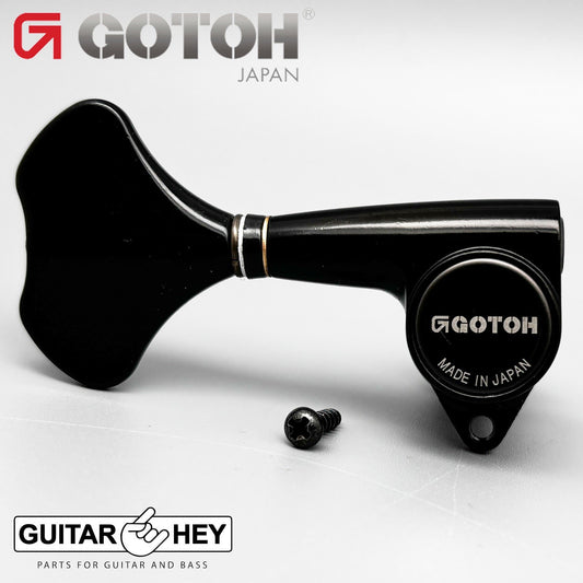 NEW (1) Gotoh GB707 Bass Machine Head TREBLE SIDE - SINGLE TUNER - BLACK