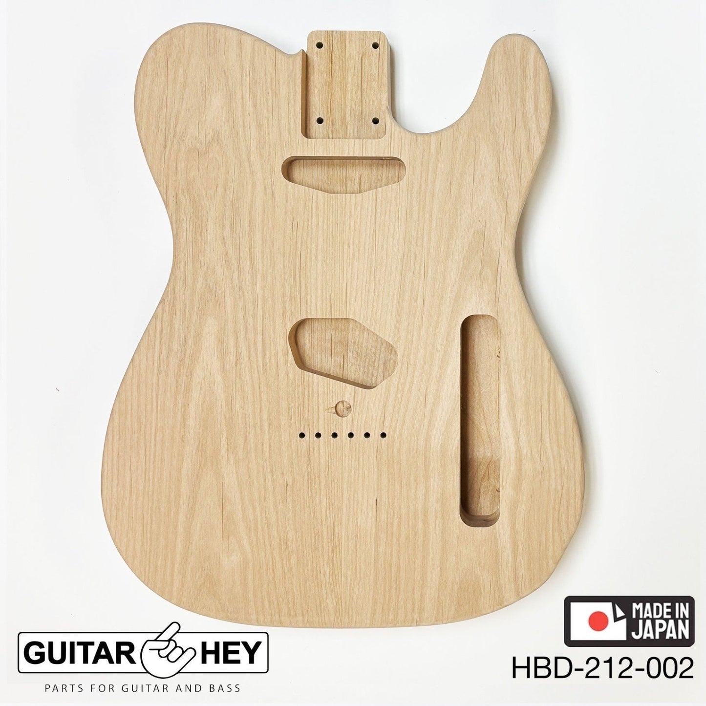 Hosco Unfinished Replacement Body for Telecaster Tele® 2 Piece Alder SANDED #002