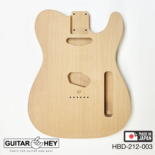 Hosco Unfinished Replacement Body for Telecaster Tele® 2 Piece Alder SANDED #003