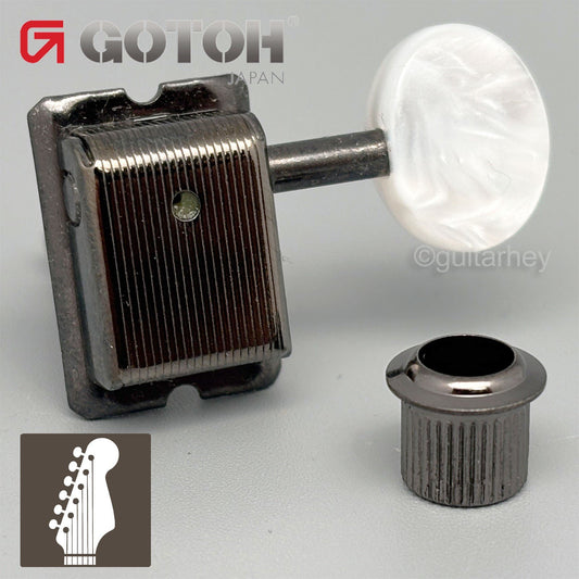 NEW Gotoh SD91-P5W 6-In-Line Vintage Style Tuners for Fender Strat Tele COSMO BK