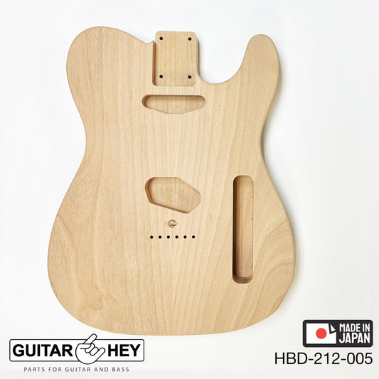 Hosco Unfinished Replacement Body for Telecaster Tele® 2 Piece Alder SANDED #005